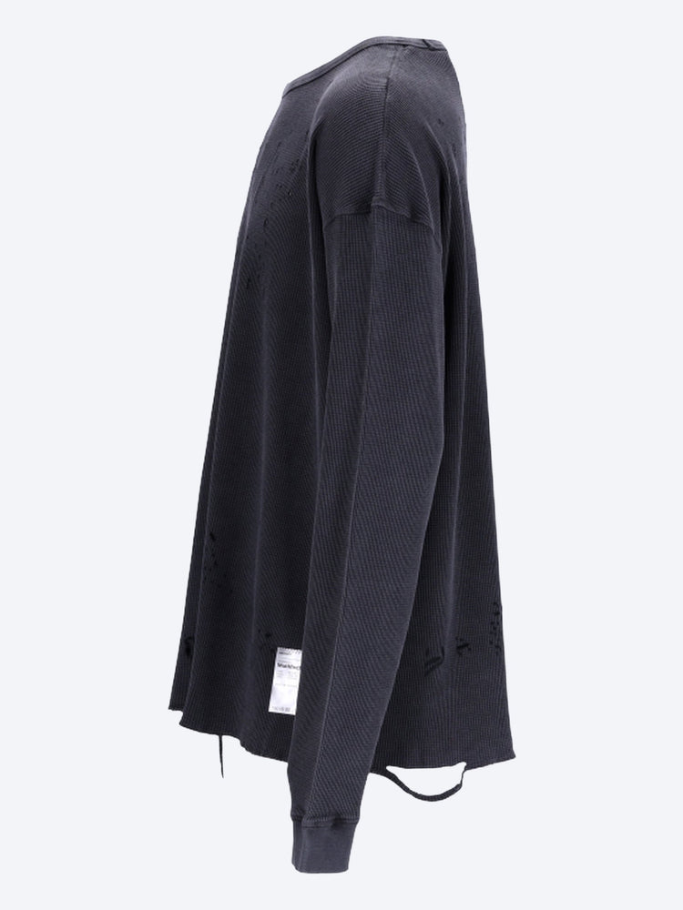 Mothtech waffle long t-shirt 2
