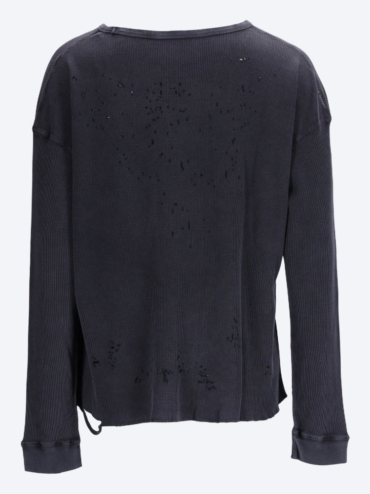 Mothtech waffle long t-shirt 3
