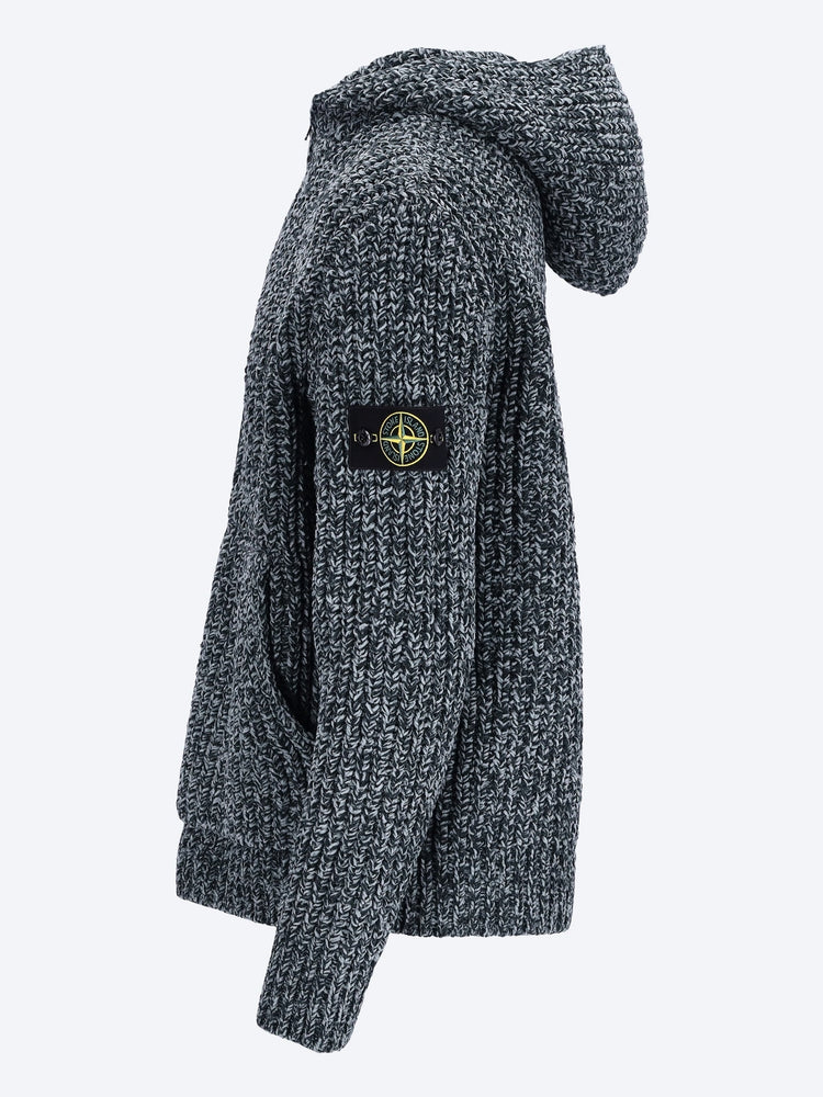 Mouliné cotton chenille hoodie 2