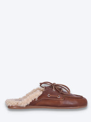 Mule-Pelz – Boots-Loafer aus Leder ref: