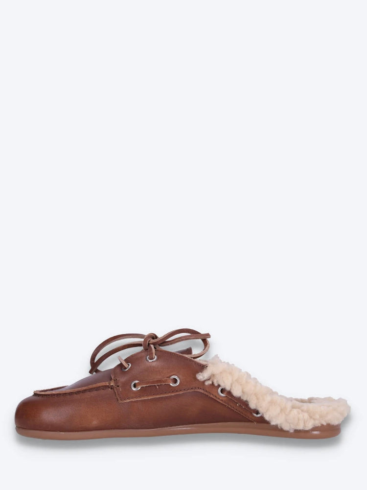 Mule-Pelz – Boots-Loafer aus Leder 4