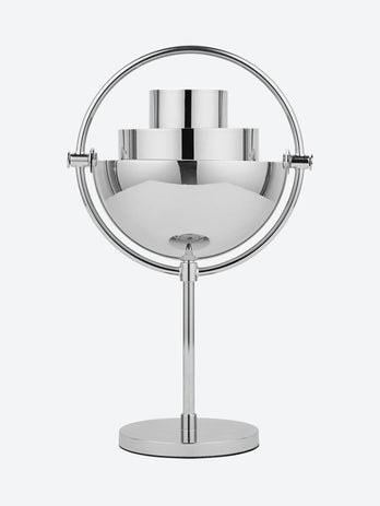 Multi-lite portable lamp chrom base