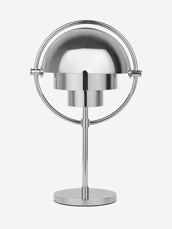 Multi-lite portable lamp chrom base