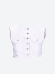 Multiflex denim cropped vest ref: