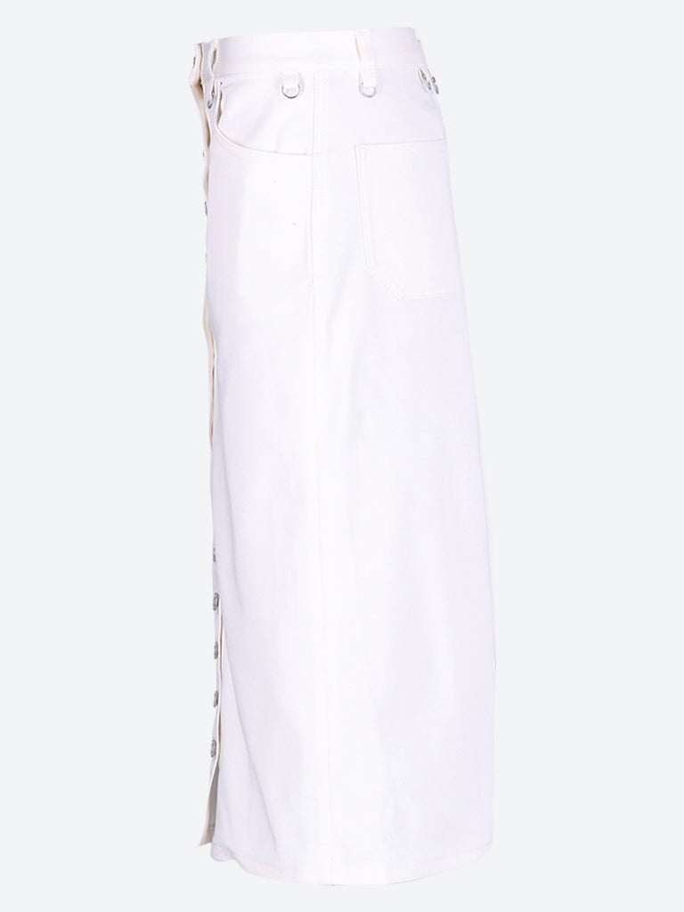 Multiflex white denim skirt 2