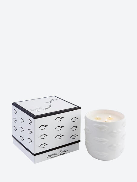 MUSE BOUCHE 3 WICK CANDLE WHITE
