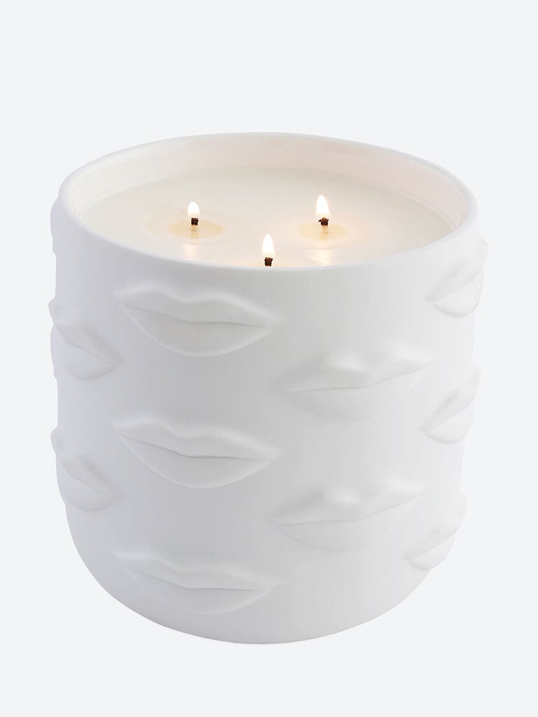 MUSE BOUCHE 3 WICK CANDLE WHITE 1