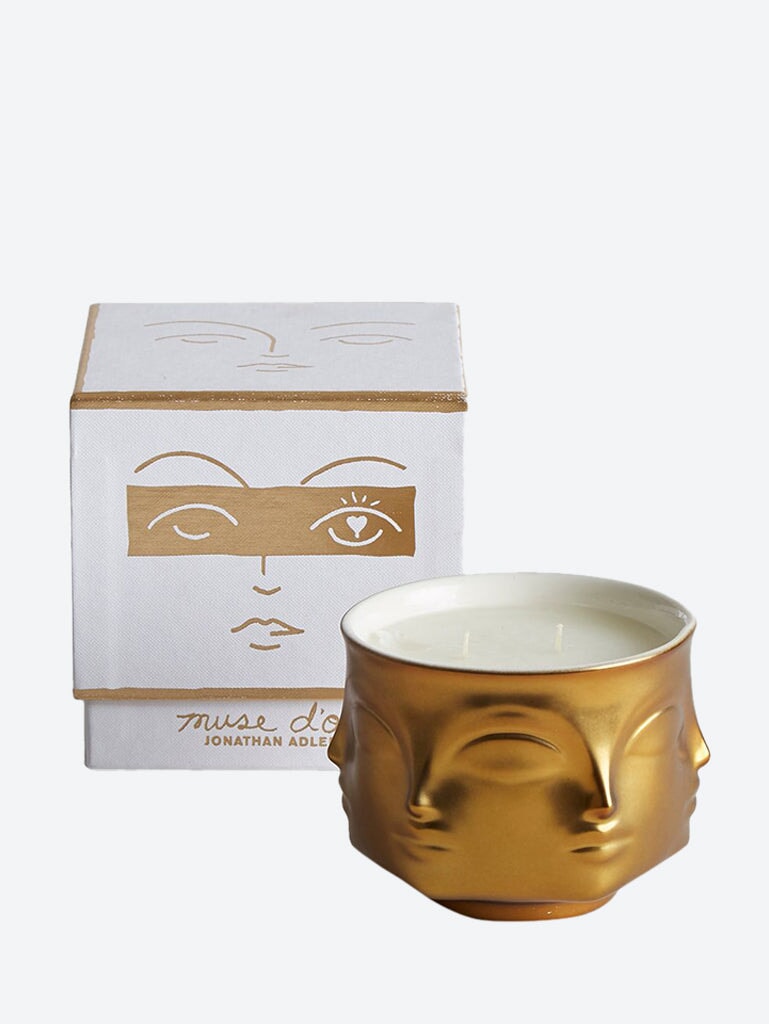 MUSE D OR CERAMIC CANDLE GOLD 2