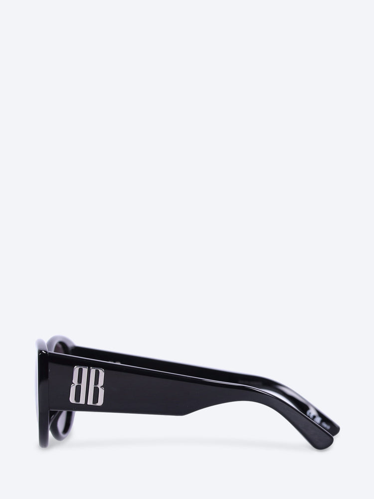 サングラス Balenciaga \"Nano Round\" Sunglasses Women's Nano Round Sunglasses in Black | Balenciaga US