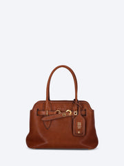 Nappa aviator leather handbag ref: