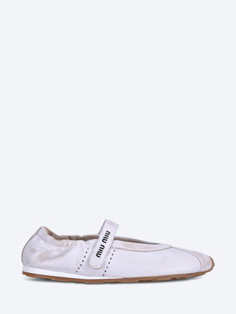 Nappa leather ballerinas