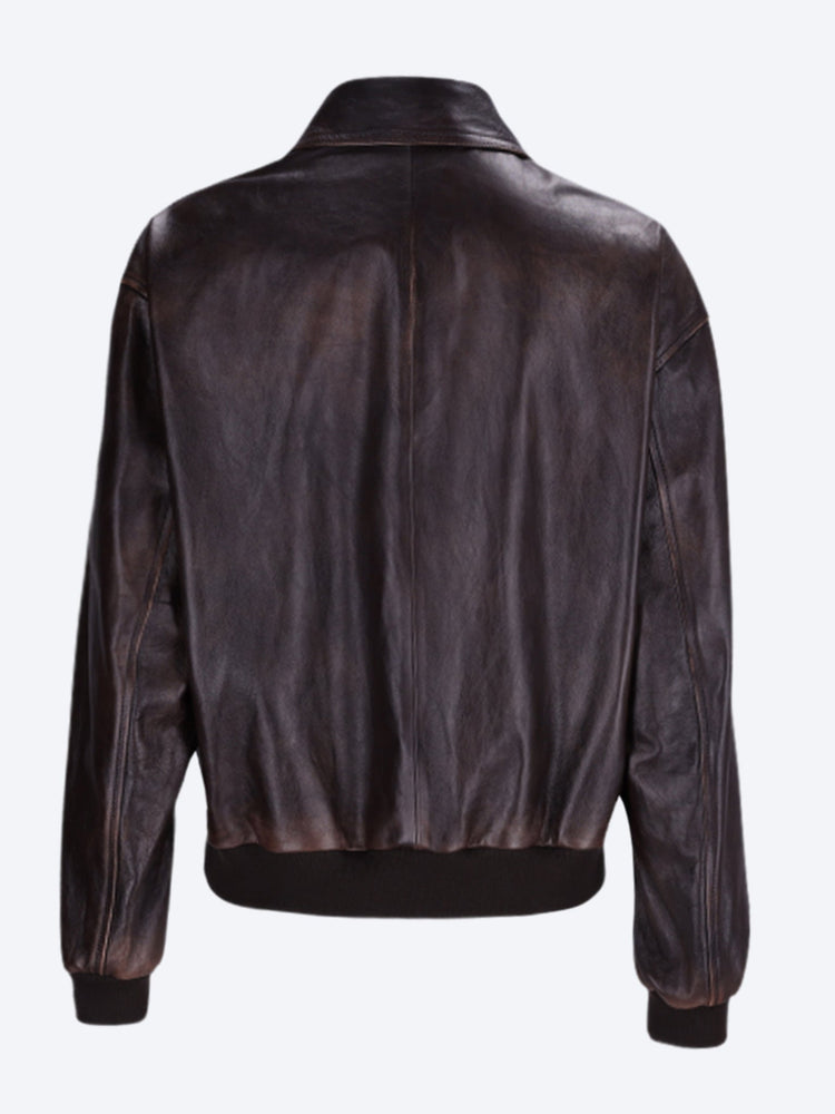 Jacke aus Nappaleder (kein Reptil). 3