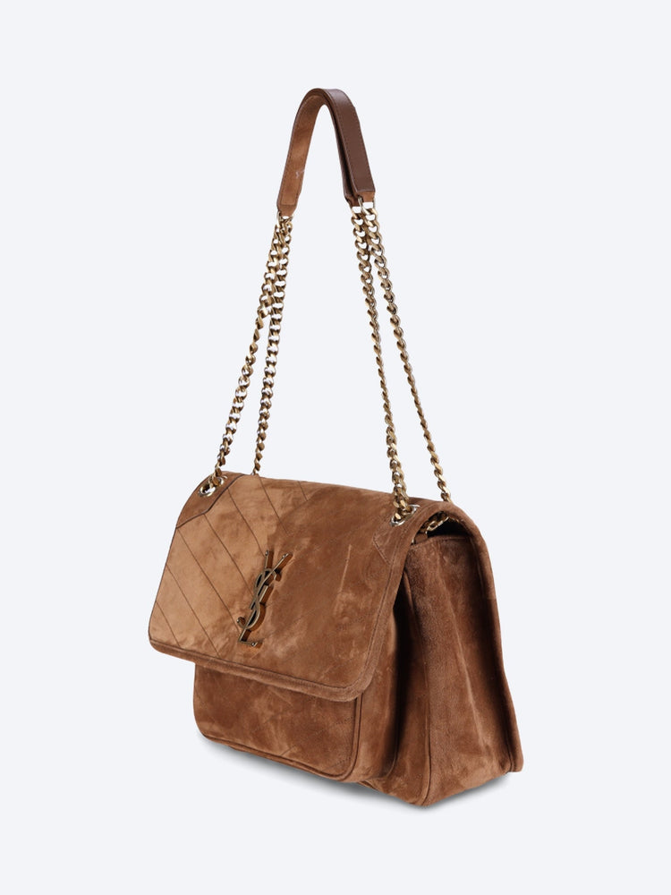 Niki medium suede shoulder bag 2
