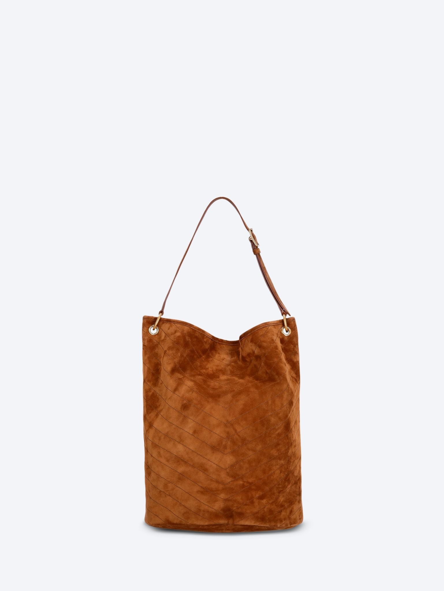 Niki supple suede bucket bag 4