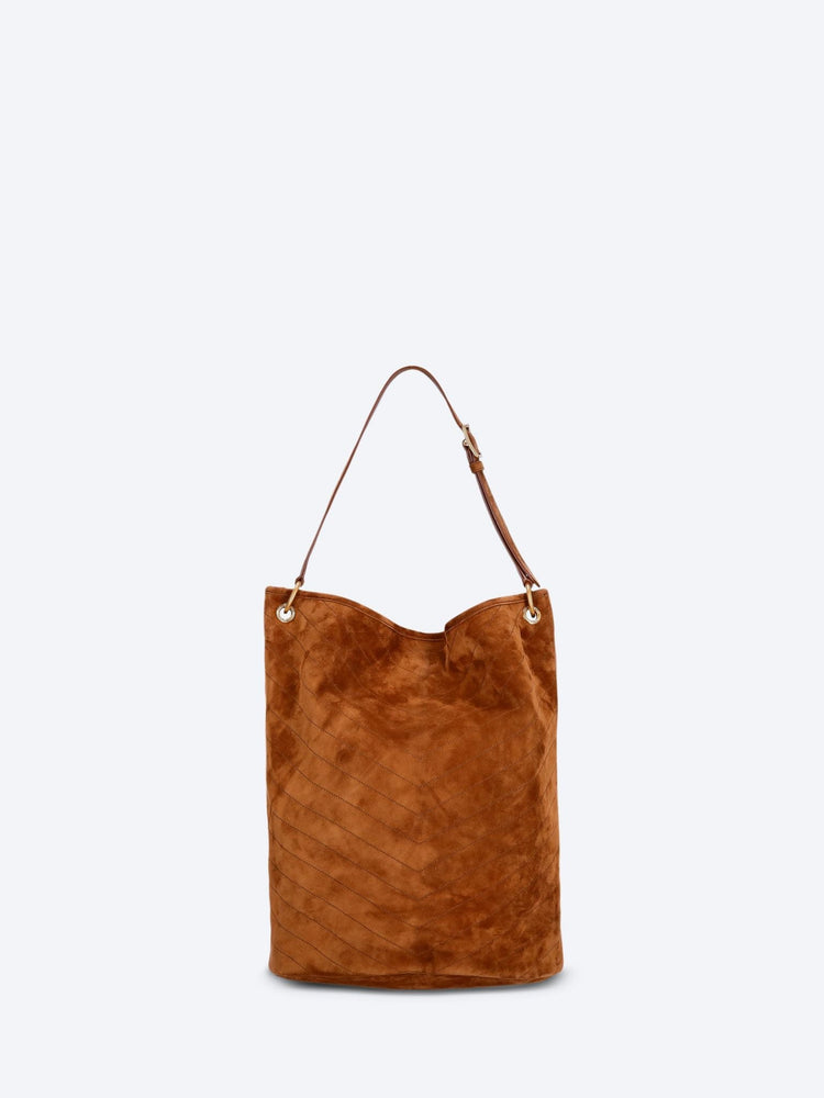 Niki supple suede bucket bag 4
