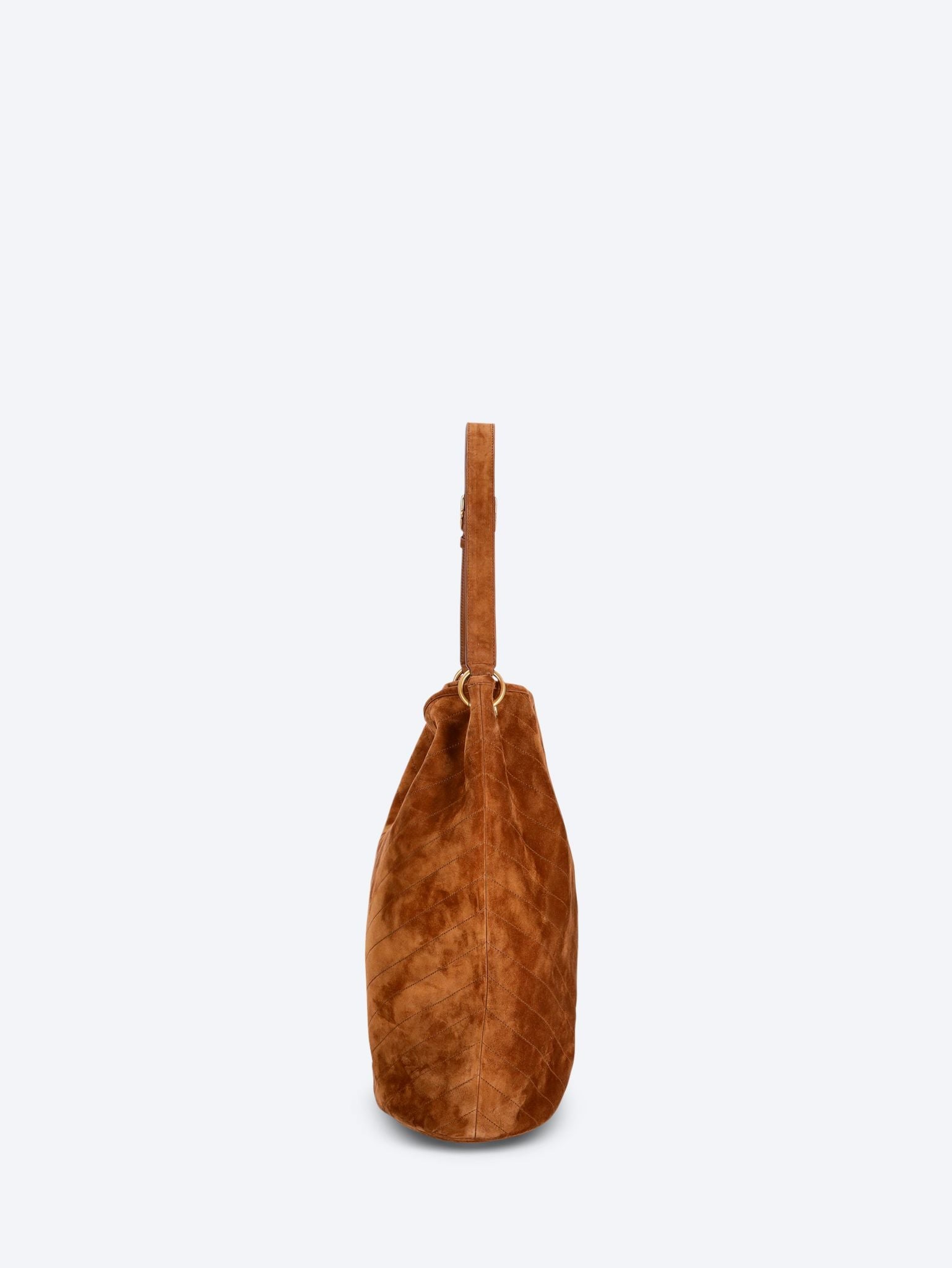 Niki supple suede bucket bag 3