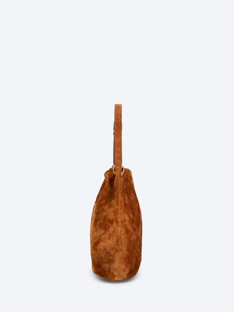 Niki supple suede bucket bag 3