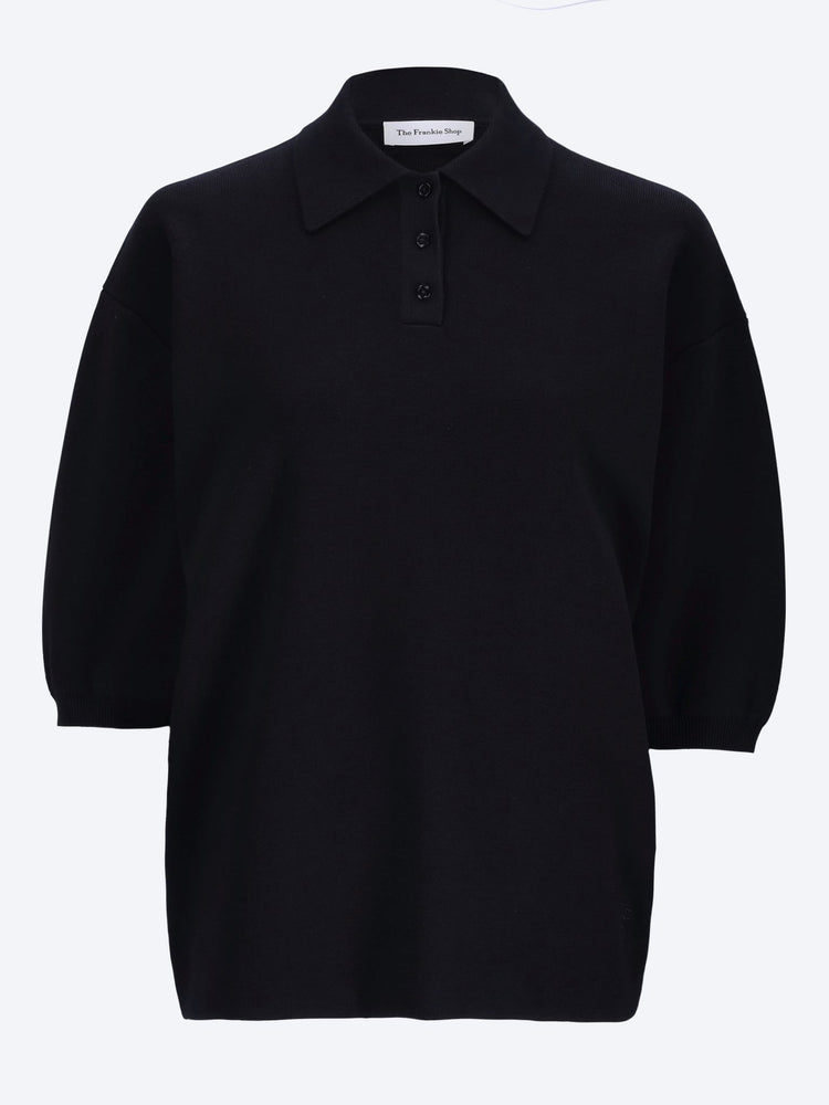Nola knit polo top 1