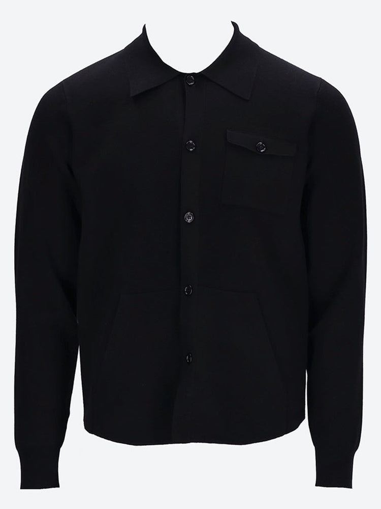 Normal fit long sleeved shirt 1