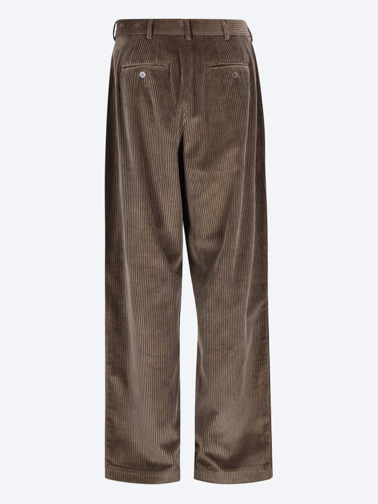 Norstrand pleated corduroy pants 3