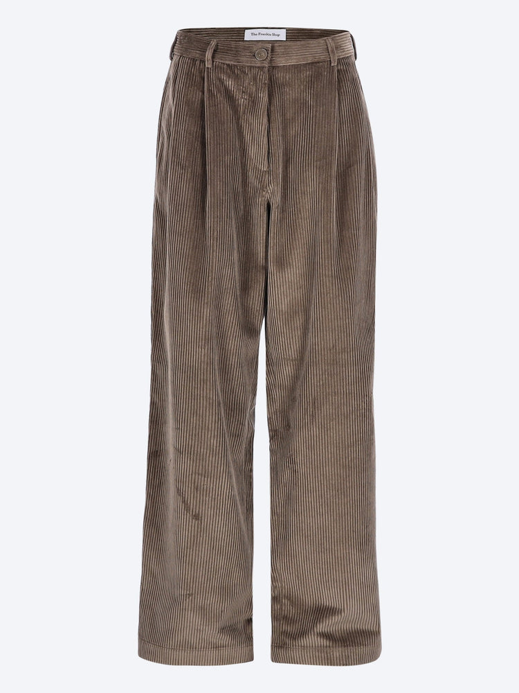 Norstrand pleated corduroy pants 1
