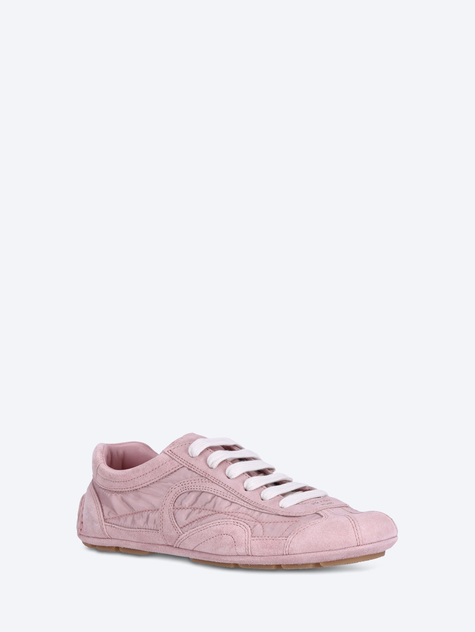 Nylon and suede sneakers 2