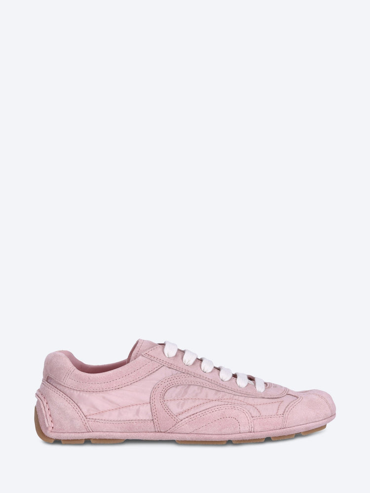 Nylon and suede sneakers 1