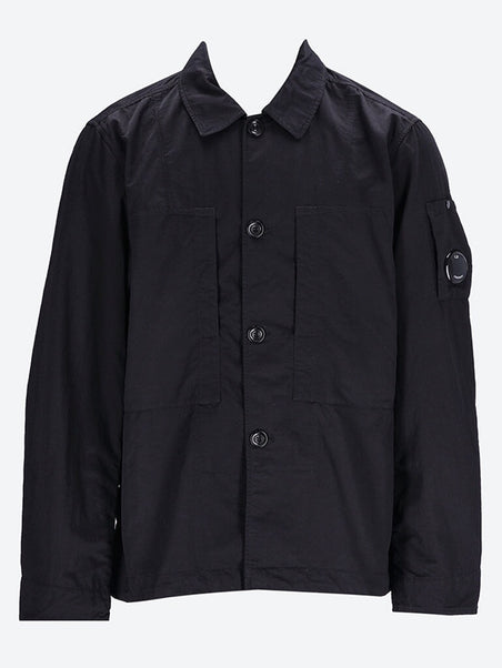 Nylon buttoned overshirt