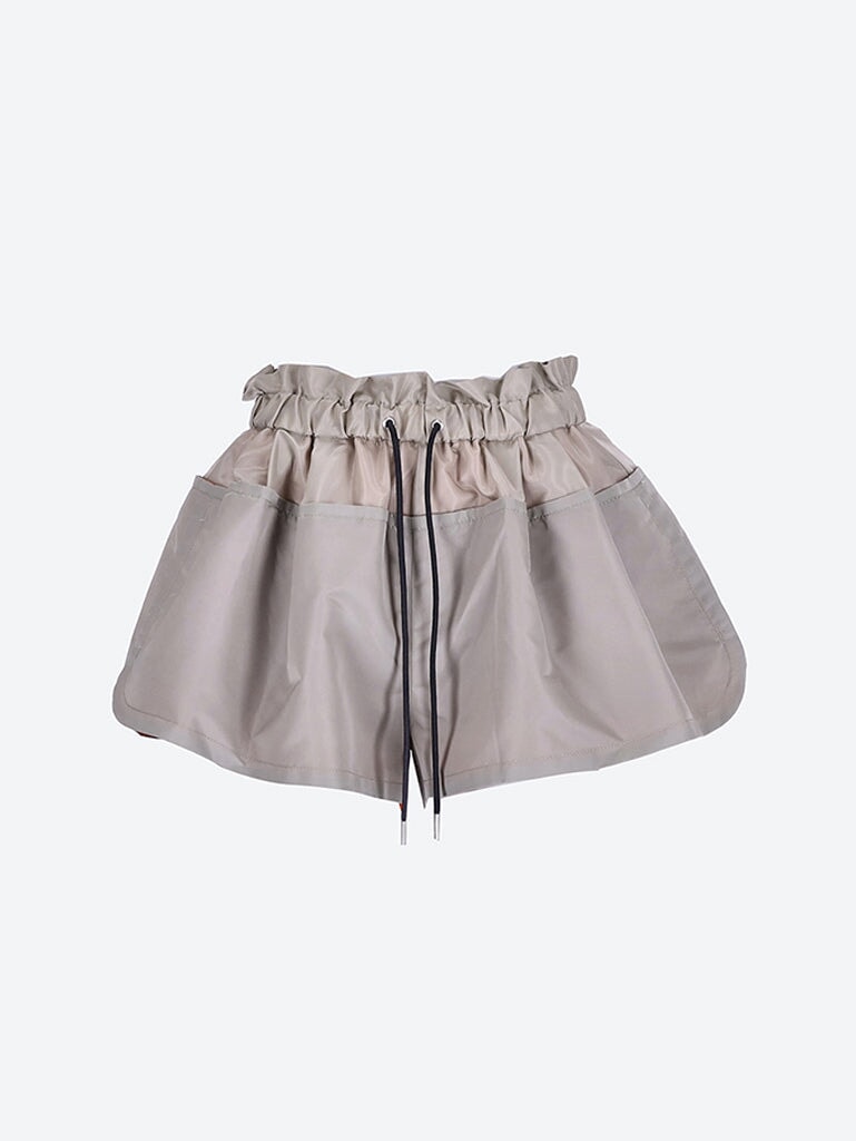 Nylon twill shorts 1