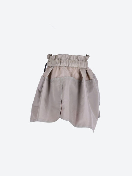 Nylon twill shorts