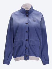 Alte Blousonjacke aus gewaschenem Twill ref: