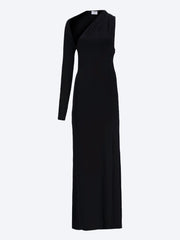 One shoulder crepe jersey dress ref:
