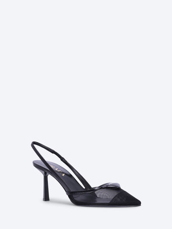Open heel pumps shoes