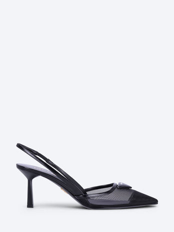 Open heel pumps shoes