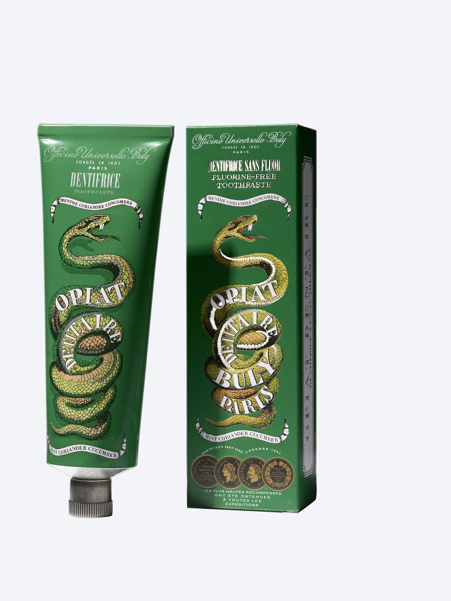 Opiat dentaire mint cucumber coriander 75ml 2