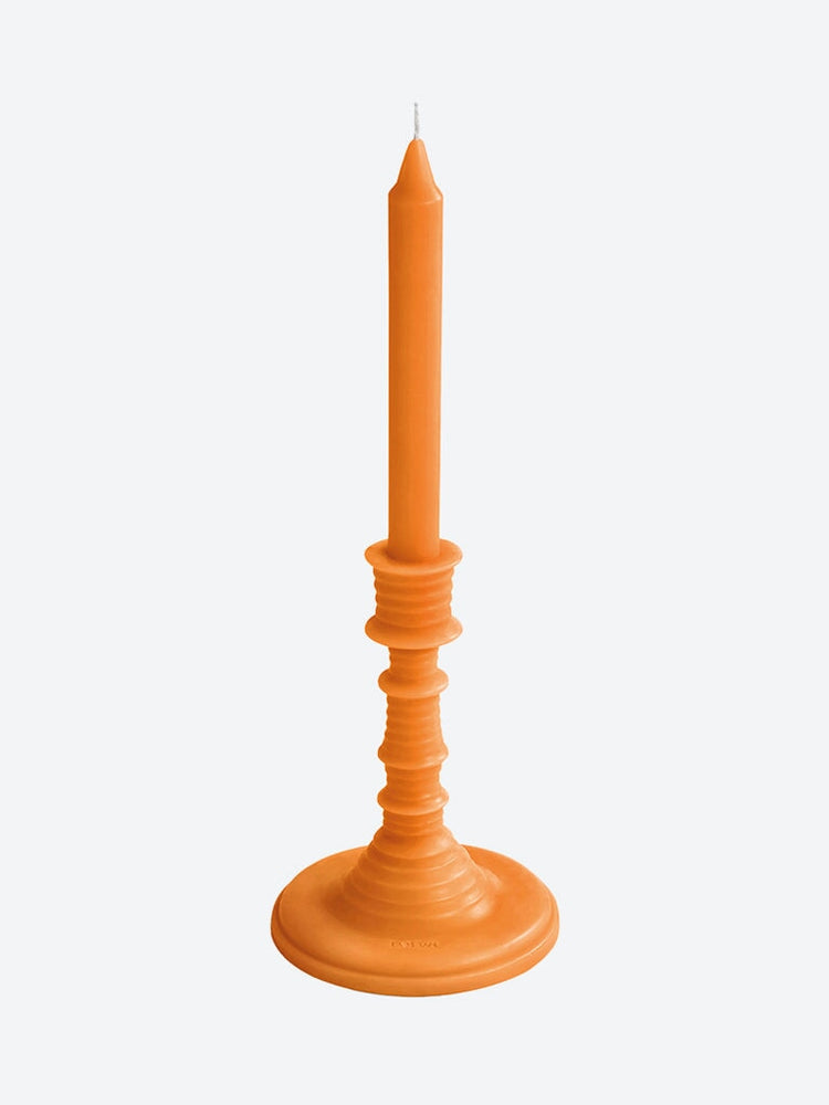 Orange blossom wax candleholder 1