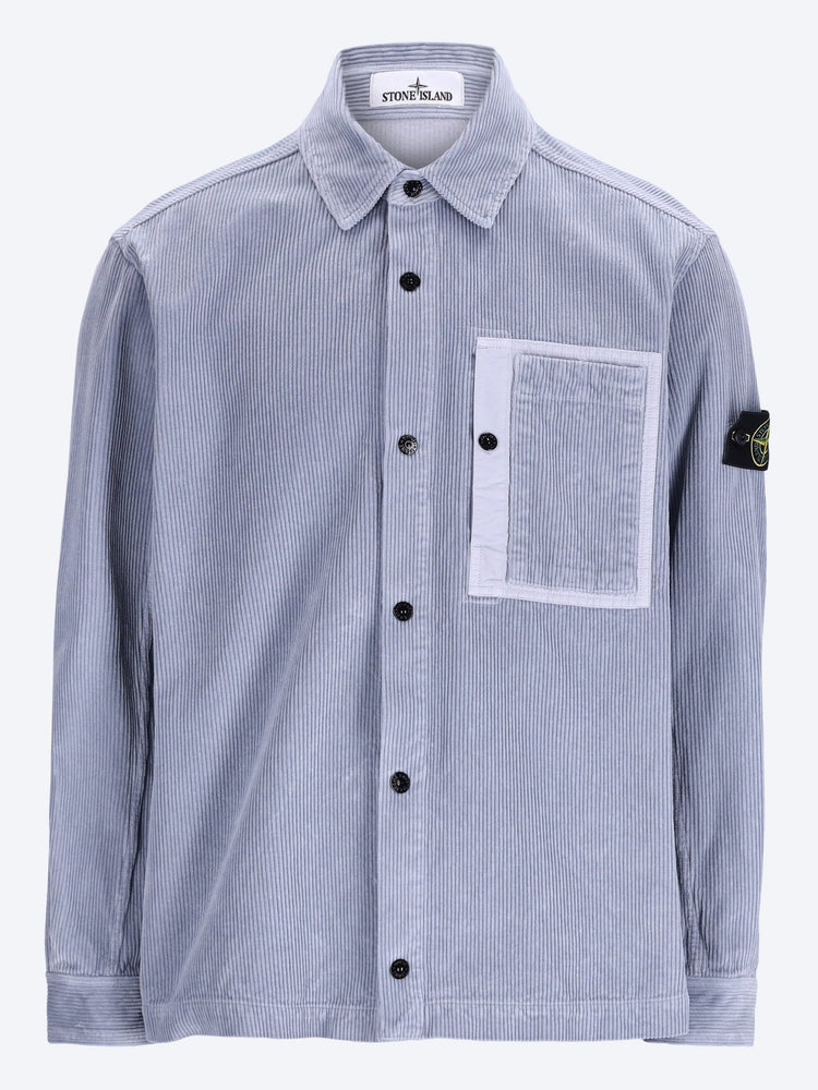 Organic cotton corduroy 800 garment dyed shirt 1