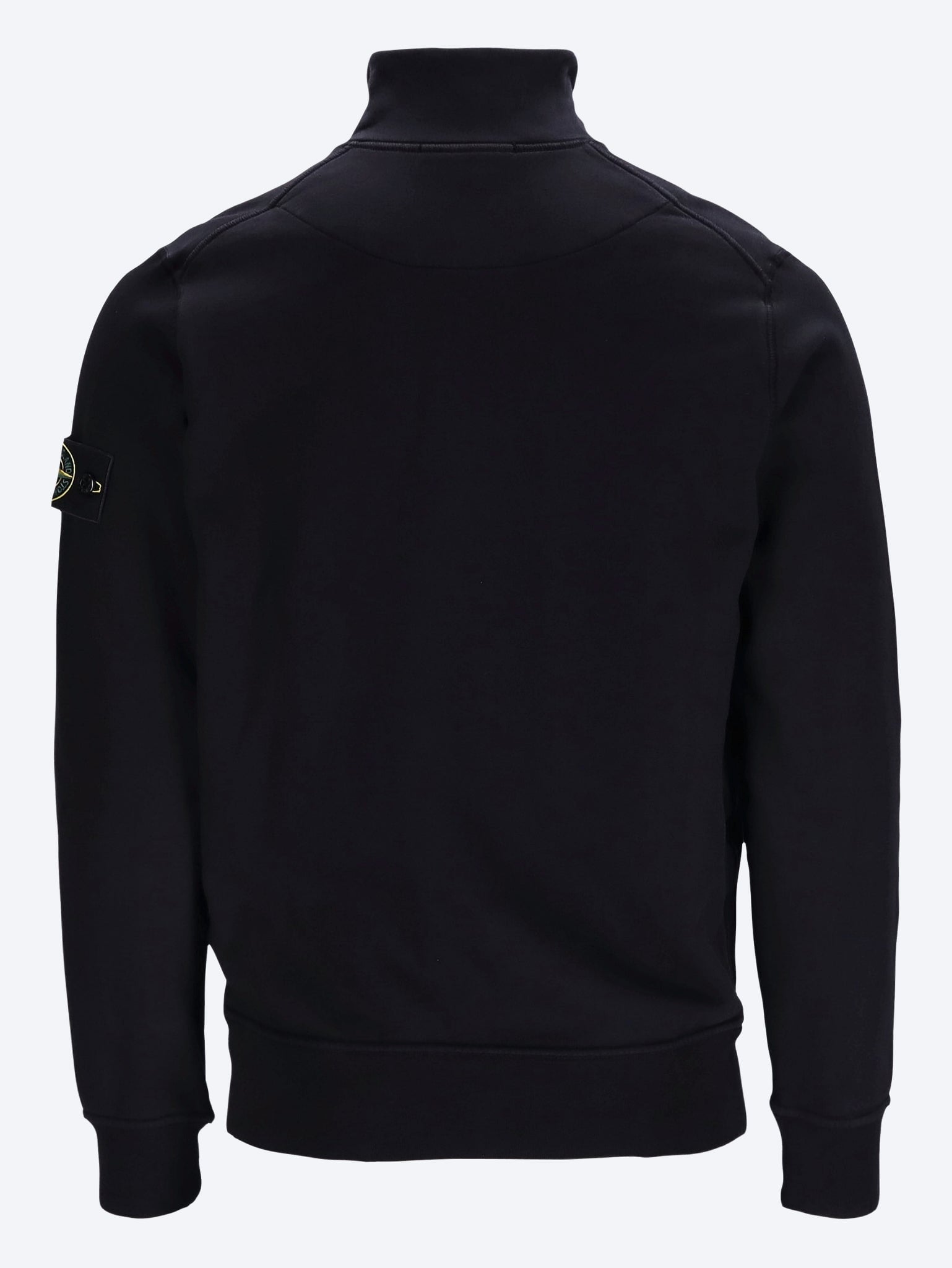 Stückgefärbter Cardigan aus Bio-Baumwollfleece mit Reißverschluss 3
