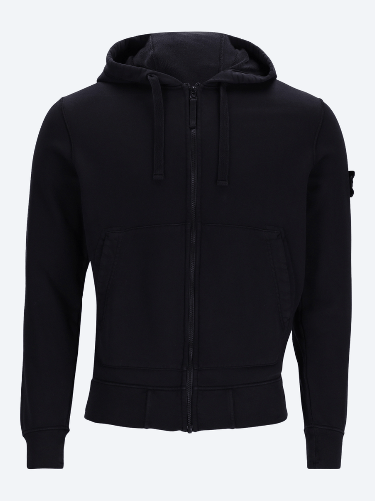 Organic cotton fleece hoodie 1