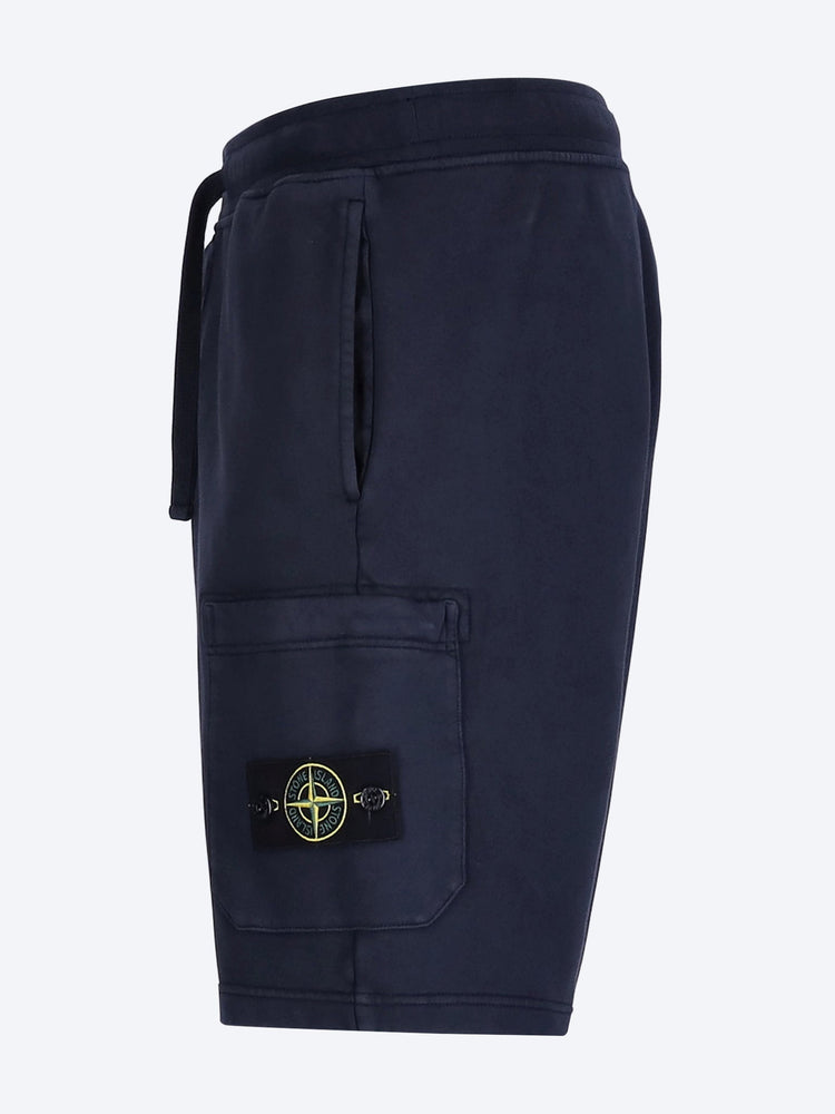 Organic cotton fleece shorts 2