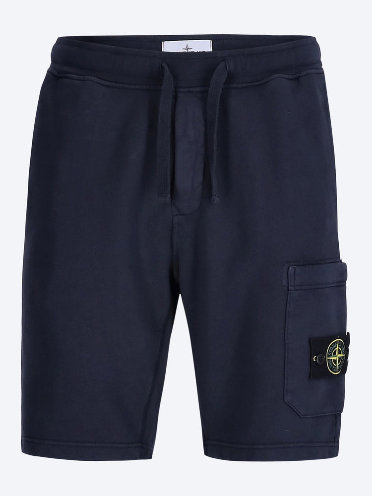 Organic cotton fleece shorts 1