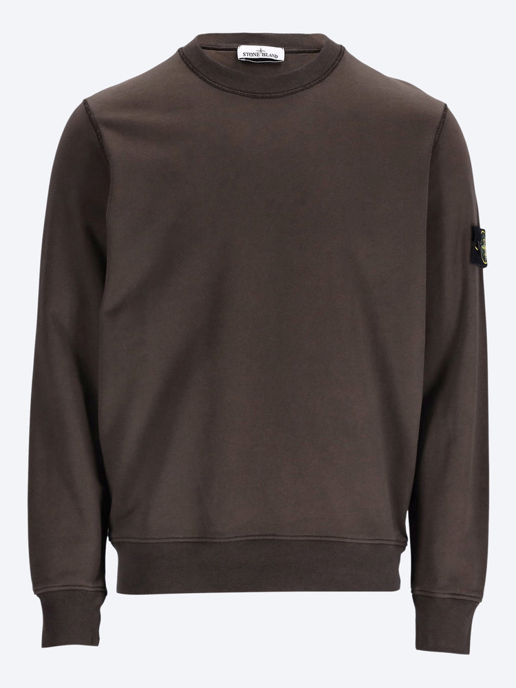 Organic cotton fleece sweatshirt 1