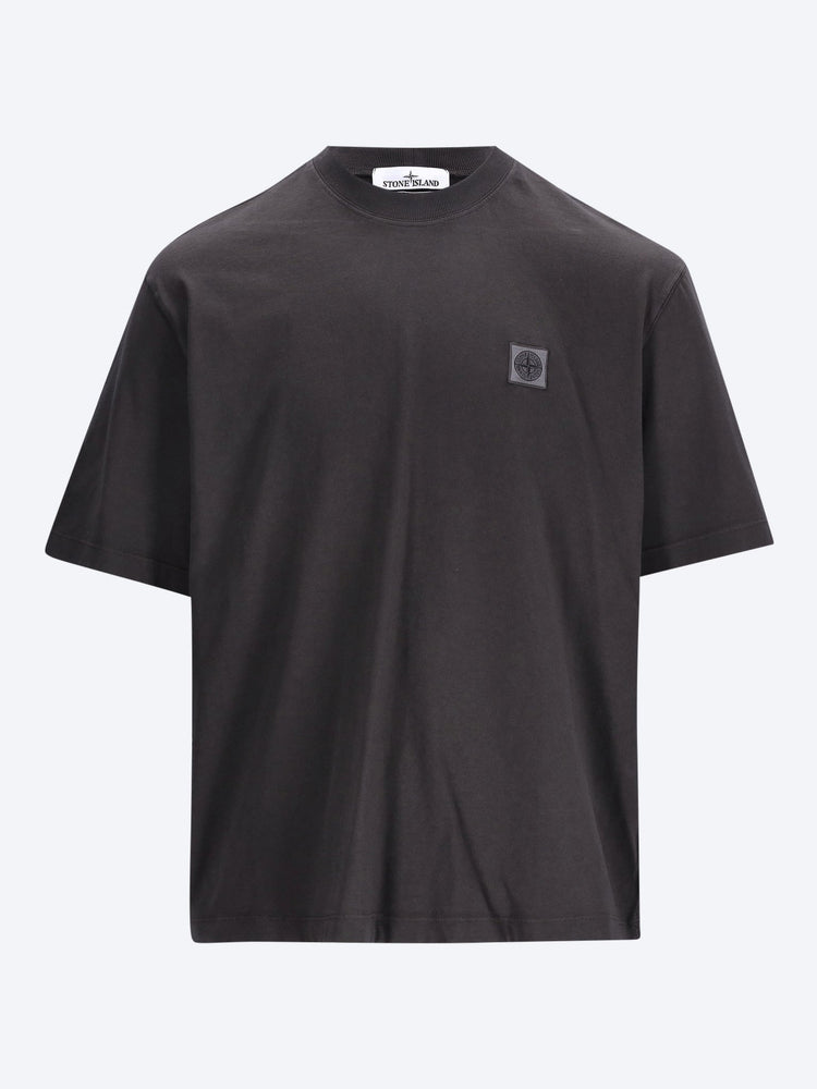 Stückgefärbtes Kurzarm-T-Shirt aus Bio-Baumwolljersey 1