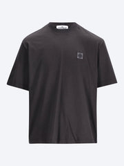 Stückgefärbtes Kurzarm-T-Shirt aus Bio-Baumwolljersey ref: