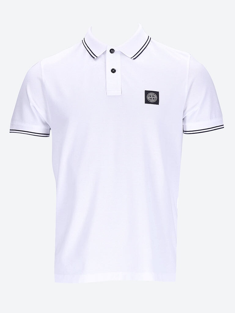 Organic cotton pique polo shirt 1