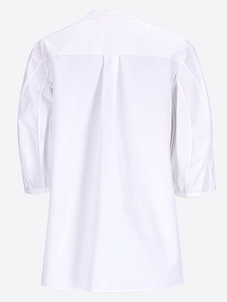 Organic cotton poplin blouse 2