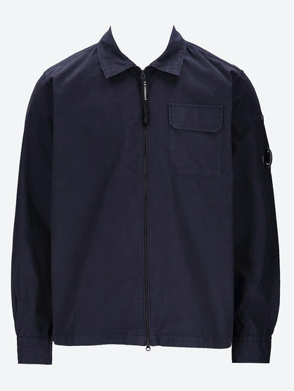 Full zip overshirt