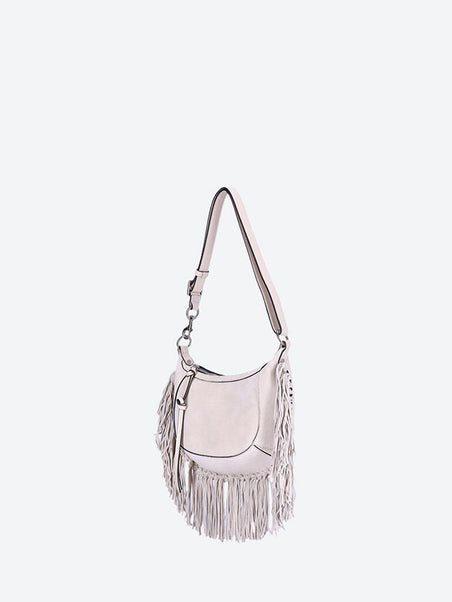 Oskan moon fringes leather handbag