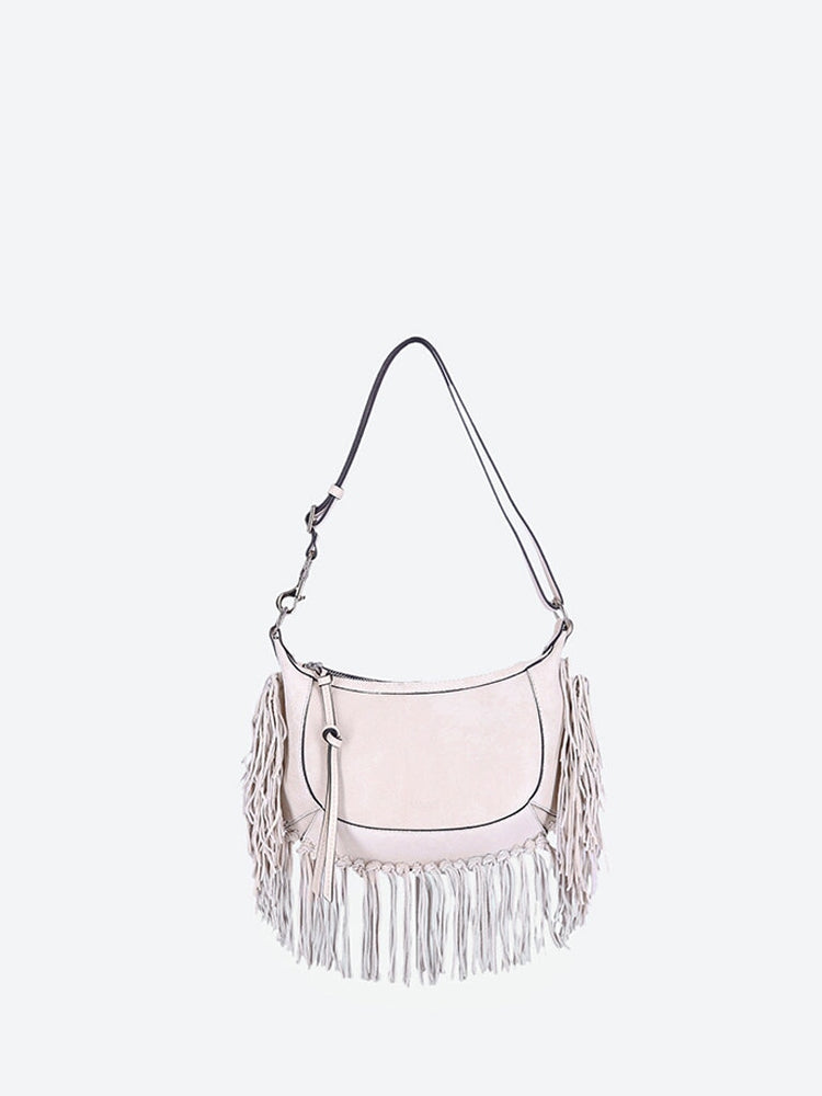 Oskan moon fringes leather handbag 1