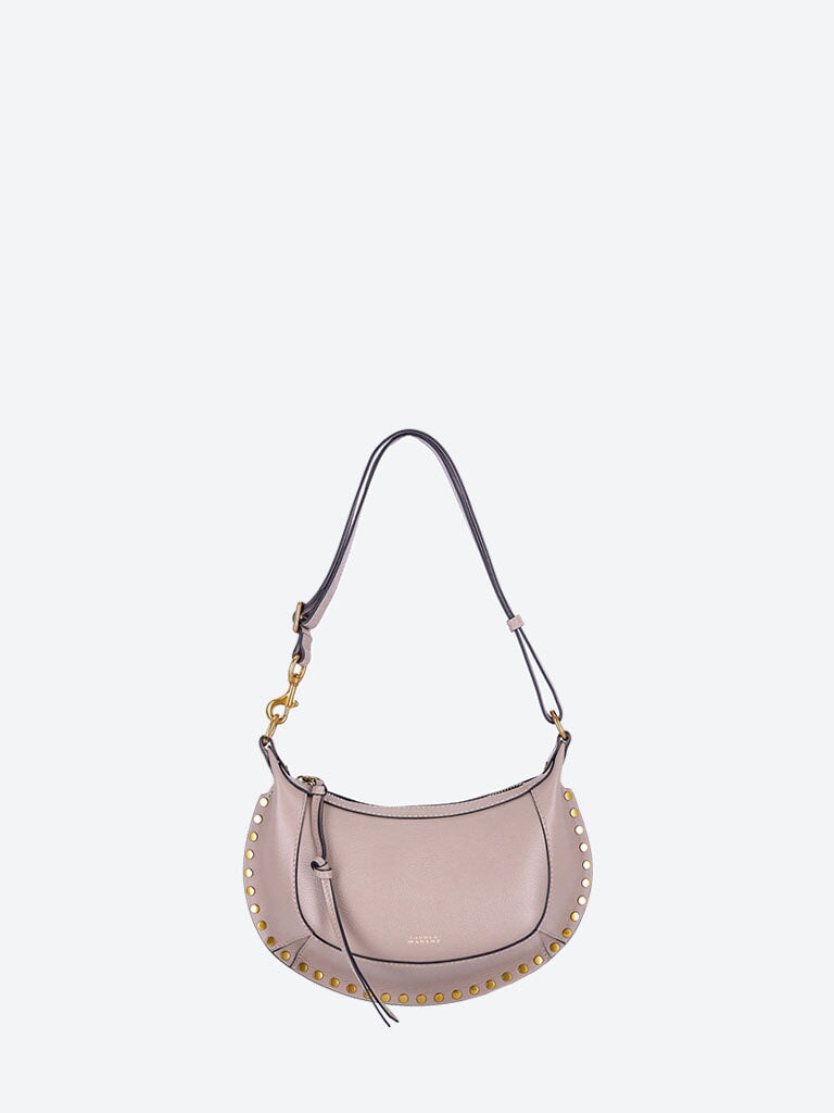 Oskan moon grainy leather shoulder bag 1